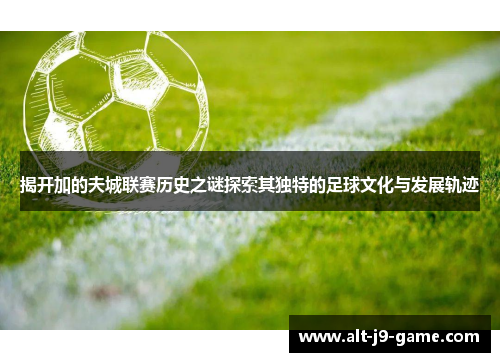 揭开加的夫城联赛历史之谜探索其独特的足球文化与发展轨迹